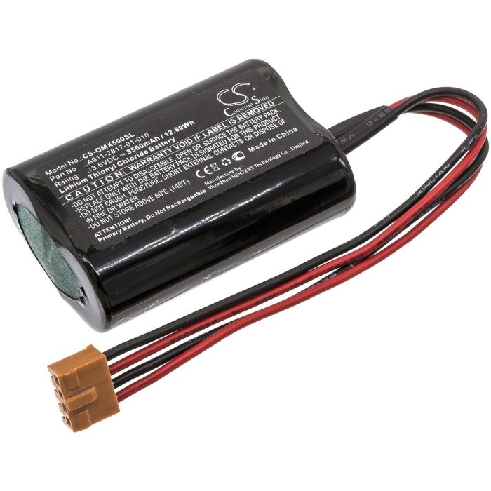 Okuma PLC-laitteiden MX50 / MX-50 yhteensopiva akku 3500mAh