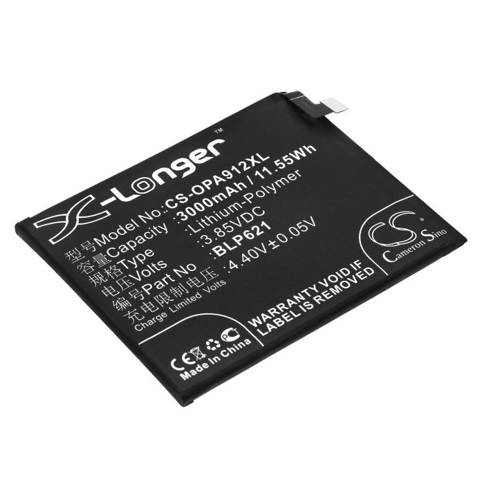 OPPO CPH1607, R9s, R9s Dual SIM akku 3000mAh