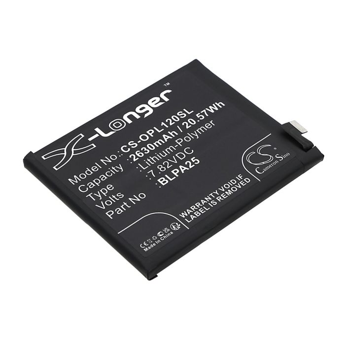 Oneplus puhelimen 12 / PJD110 yhteensopiva akku 2630mAh