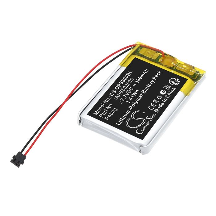 Opticon viivakoodinlukijan RS-3000 yhteensopiva akku 380mAh