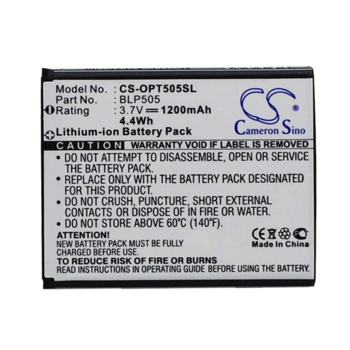 OPPO T9 akku 1200mAh/4.4Wh