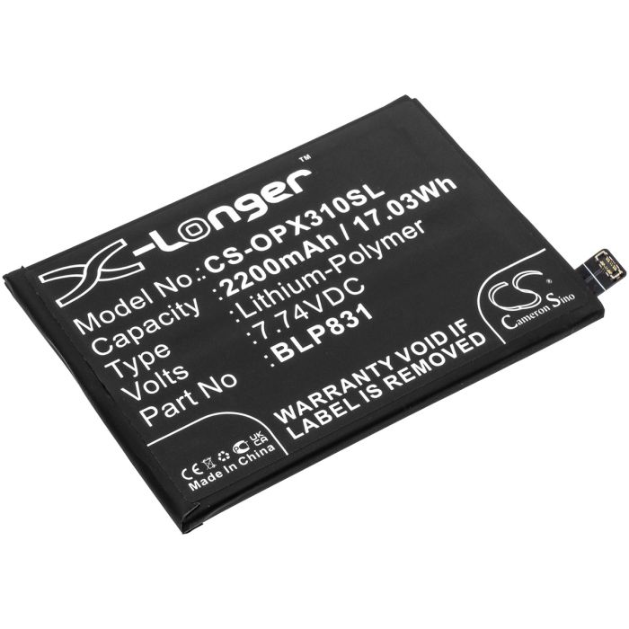 OPPO älypuhelinten CPH2173 / Find X3 Pro yhteensopiva akku 2200mAh OPPO älypuhelinten CPH2173 / Find X3 Pro yhteensopiva akku 2200mAh