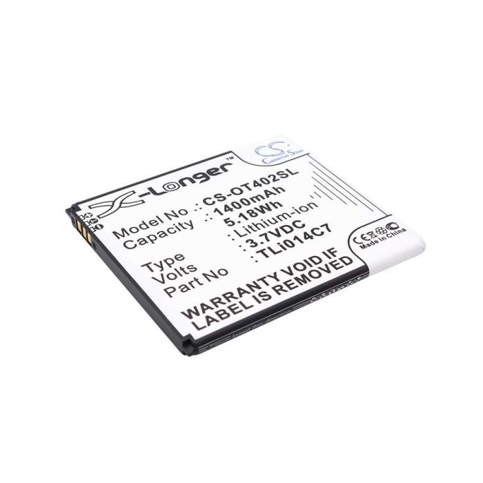 Alcatel One Touch Pixi First, OT-4024, OT-4024D akku 1400mAh