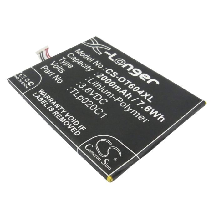 Alcatel 6039S-2AALUS7, One Touch Idol 2, One Touch Idol Alpha akku 2000mAh Alcatel 6039S-2AALUS7, One Touch Idol 2, One Touch Idol Alpha akku 2000mAh