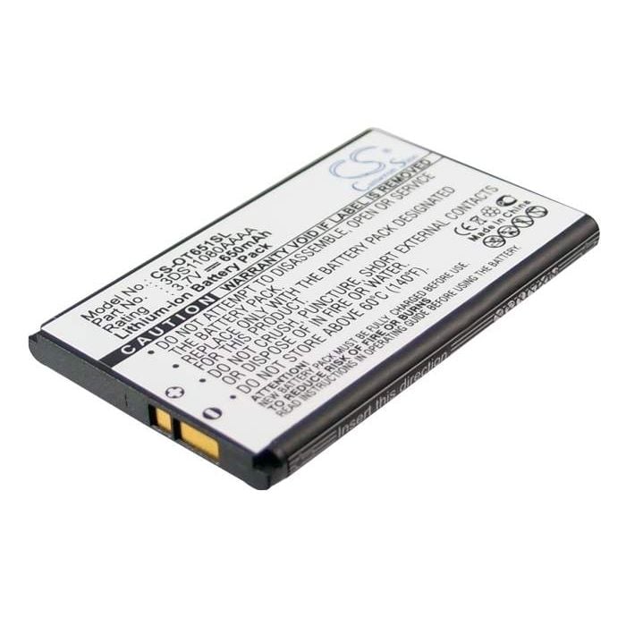 Alcatel Lollipops, One Touch 158, One Touch 159 akku 650mAh