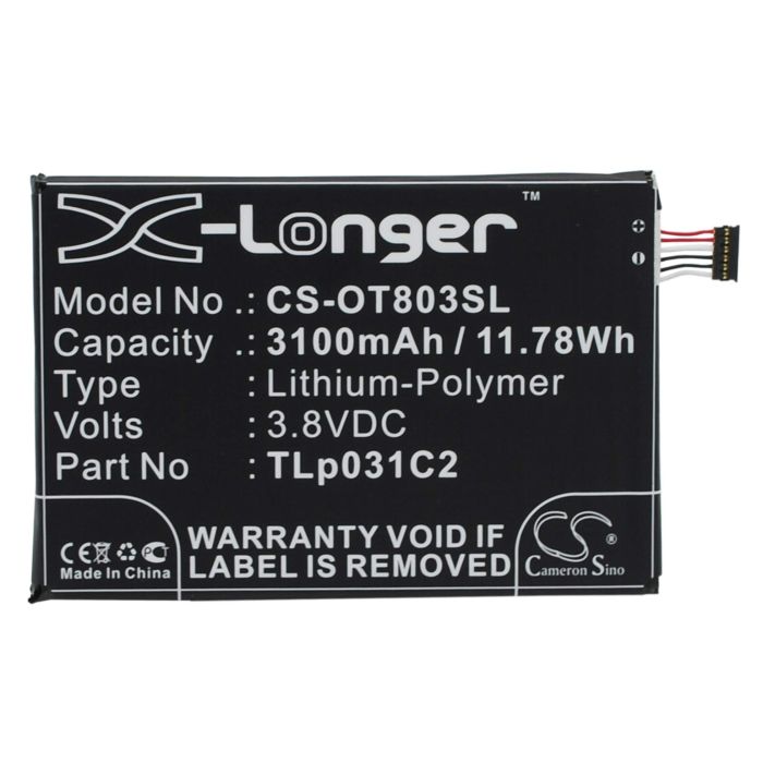 Alcatel M811, M812, M812C akku 3100mAh
