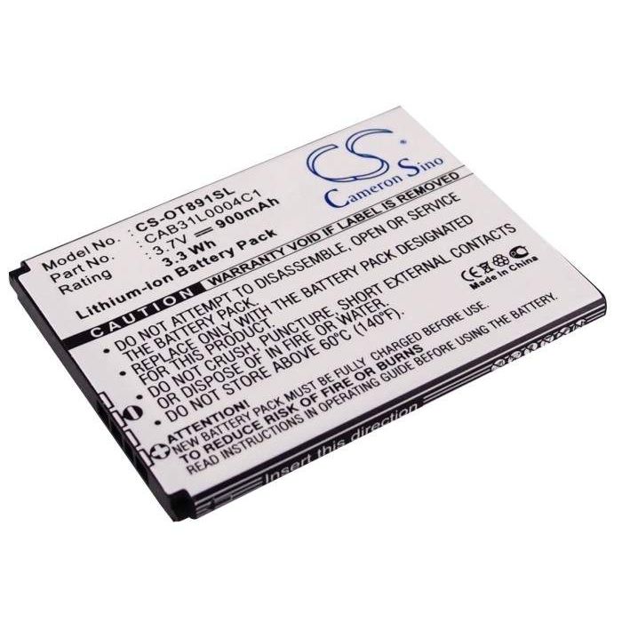 Alcatel A382G, One Touch 155, One Touch 808 akku 900mAh
