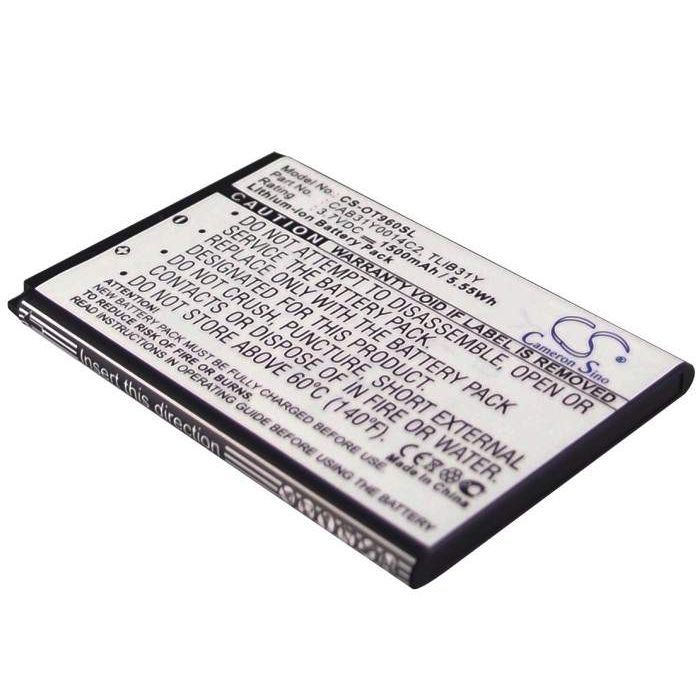 Alcatel AUTHORITY, One Touch 955, One Touch 960 akku 1500mAh/5.55Wh