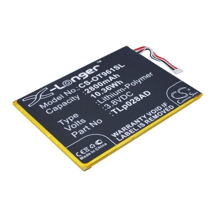 Alcatel One Touch Pixi 7 akku 2800mAh