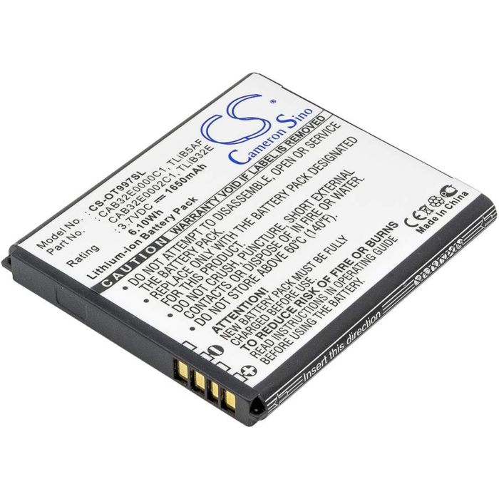 Alcatel MW40, MW40CJ, MW40V akku 1650mAh