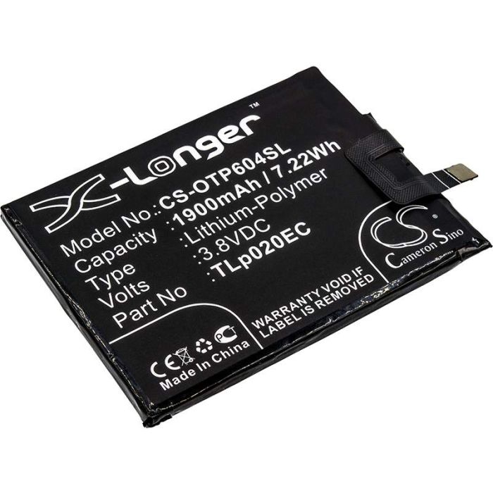 Alcatel One Touch Pop Up, One Touch Pop Up LTE Dual SIM, OT-6044 akku 1900mAh Alcatel One Touch Pop Up, One Touch Pop Up LTE Dual SIM, OT-6044 akku 1900mAh