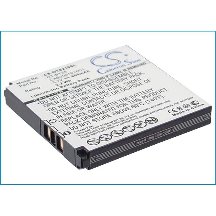 Alcatel One Touch 111, One Touch S120, One Touch S121 akku 600mAh/2.22Wh
