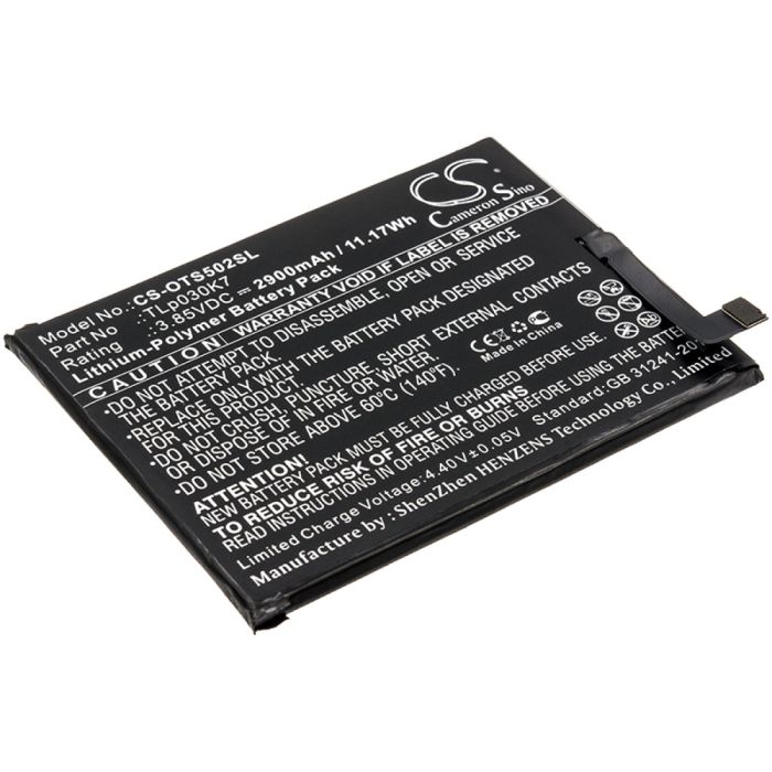Alcatel älypuhelinten 1S / OT-5024D yhteensopiva akku 2900mAh