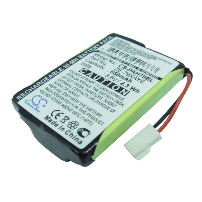 Panasonic Handheld ZE-79, Handheld ZE-79UNCY, Handheld ZE-79XAYE akku 650mAh/2.34Wh