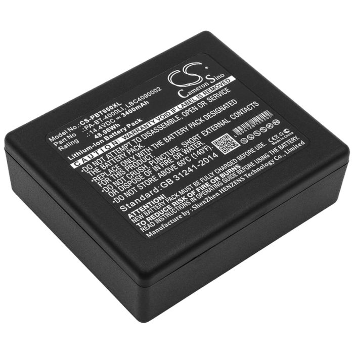 Brother kannettavien tulostimen P touch P 950 NW RuggedJet RJ / PA-BB-001 yhteensopiva akku 3400mAh