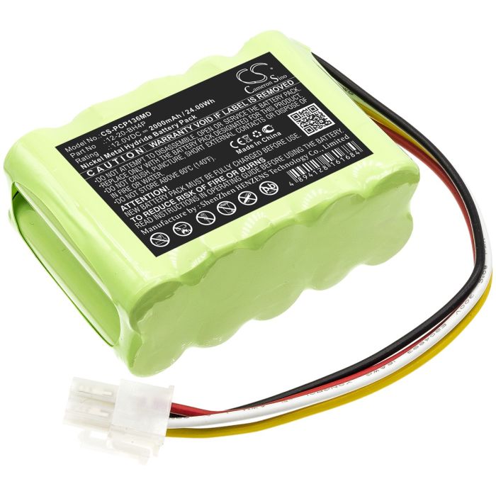 Prism lääketieteellisen laitteen CP-136 / CP136 Ceiling Hoist Motos yhteensopiva akku 2000mAh
