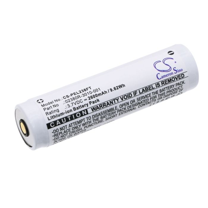 Pelican taskulampun 7610 Tactical Flashlight / 7620 Tactical Flashlight yhteensopiva akku 2600mAh