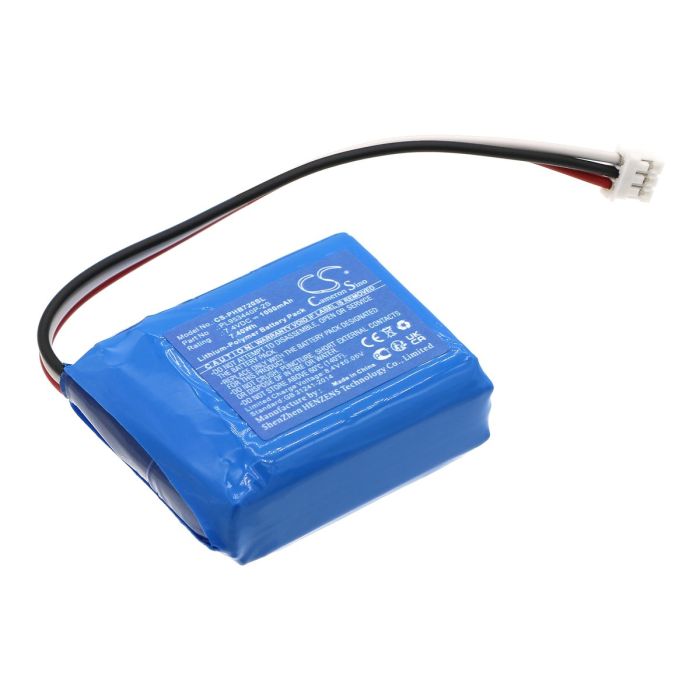 Philips kaiuttimen SHOQBOX SB7200 yhteensopiva akku 1000mAh