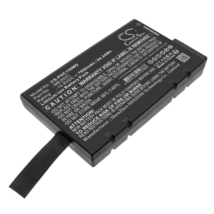 Philips lääketieteellisen laitteen Effica CM100 / Efficia CM120 yhteensopiva akku 7800mAh