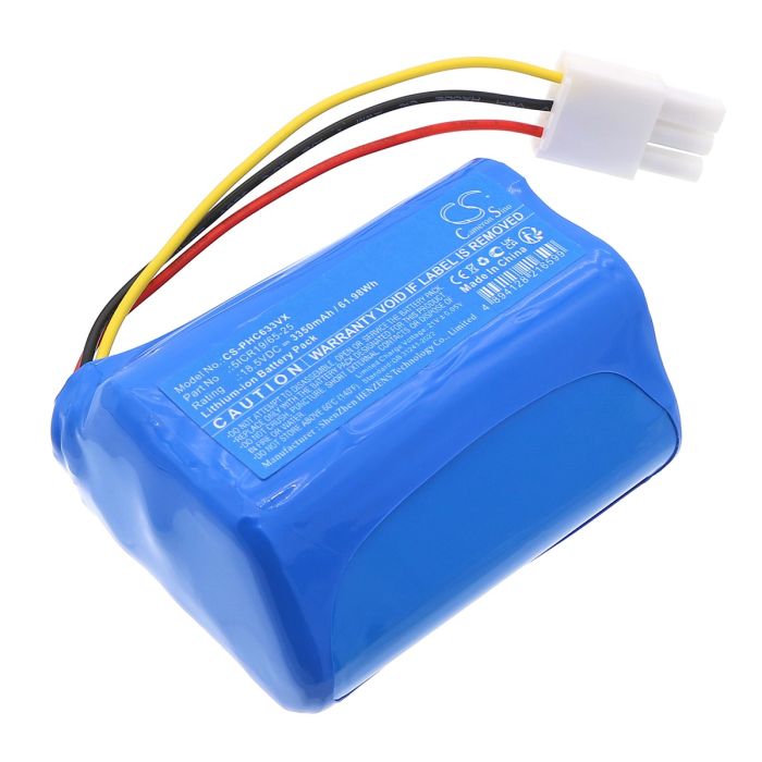 Philips pölynimurin tai robotti-imurin FC6231 / FC6232 yhteensopiva akku 3350mAh