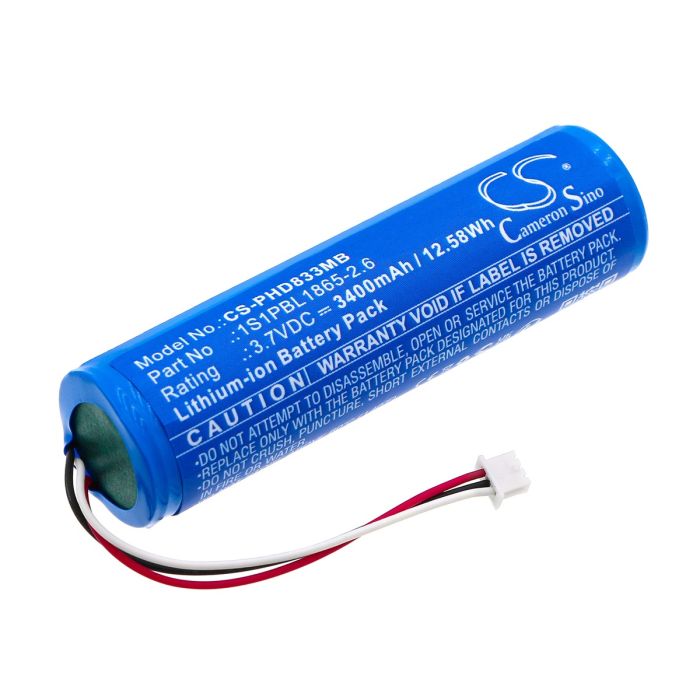 Philips itkuhälyttimen Avent SCD833 / Avent SCD833/26 yhteensopiva akku 3400mAh