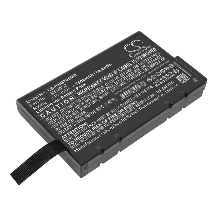 Philips lääkintälaitteen Goldway G70, Goldway G80 yhteensopiva akku 7800mAh