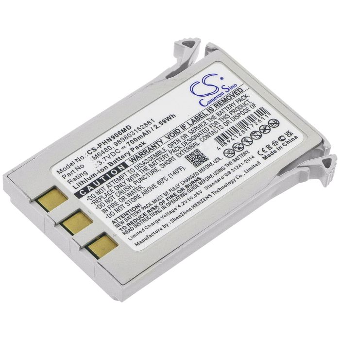Philips lääketieteellisen laitteen Essential / Expression MR200 yhteensopiva akku 700mAh