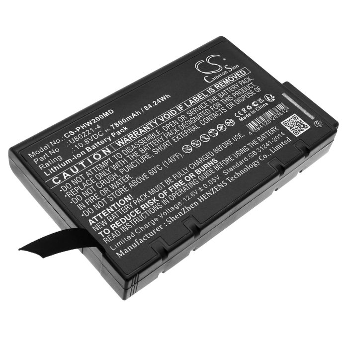 Philips lääketieteellisen laitteen PageWriter TC10 / PageWriter TC20 yhteensopiva akku 7800mAh Philips lääketieteellisen laitteen PageWriter TC10 / PageWriter TC20 yhteensopiva akku 7800mAh