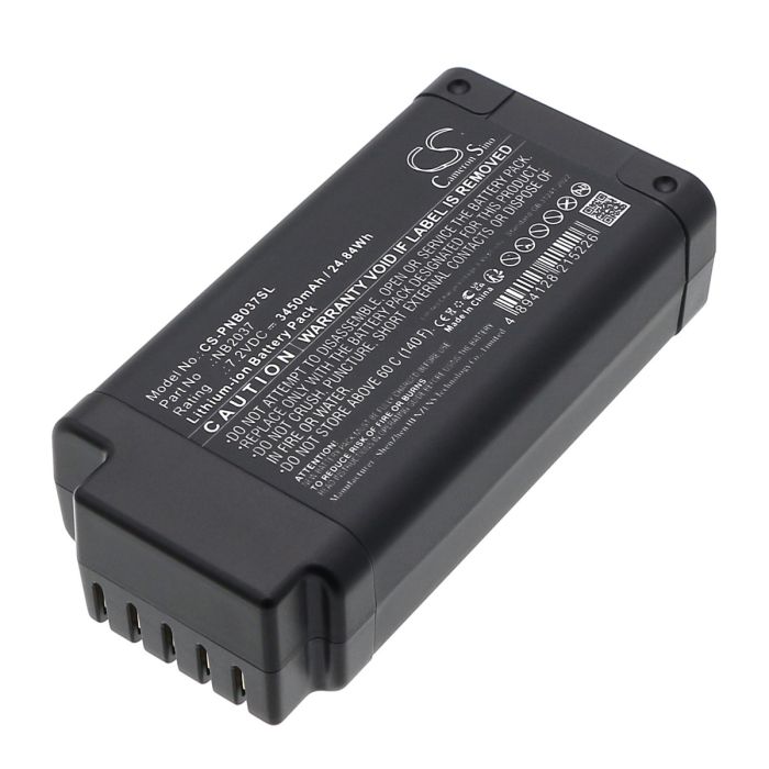 Olympus tutkimuslaitteen EPOCH 6LS / EPOCH 6LT yhteensopiva akku 3450mAh