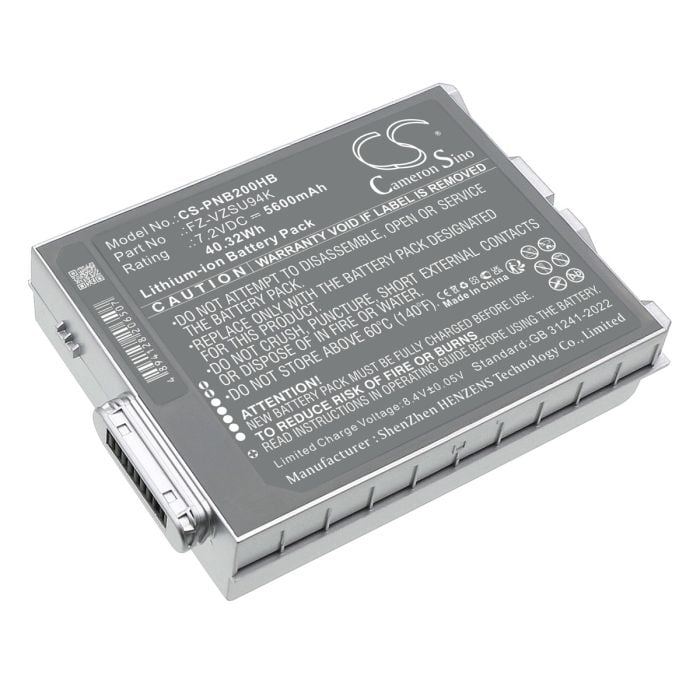 Panasonic kannettavan tietokoneen Toughpad FZ-M1 / FZ-B2 yhteensopiva akku 5600mAh