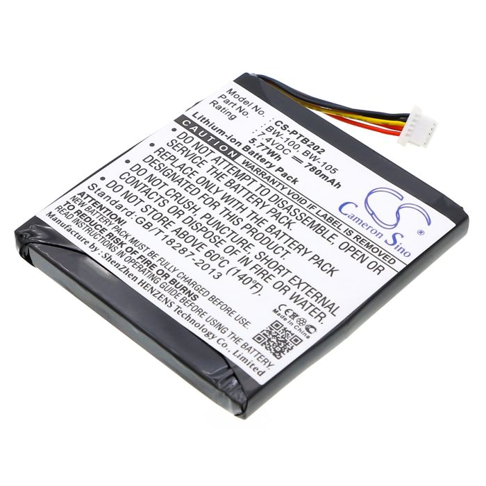 Brother kannettavien tulostimen MW-100 / MW-140BT yhteensopiva akku 780mAh