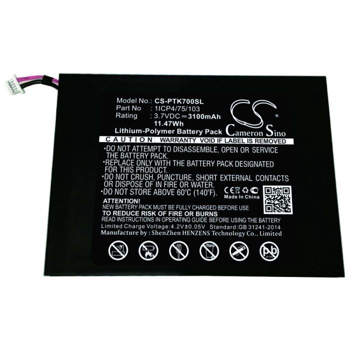 Pocketbook A7 akku 3100mAh