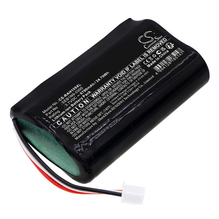 Ring hälytysjärjestelmien Alarm Home Base Station yhteensopiva akku 6700mAh