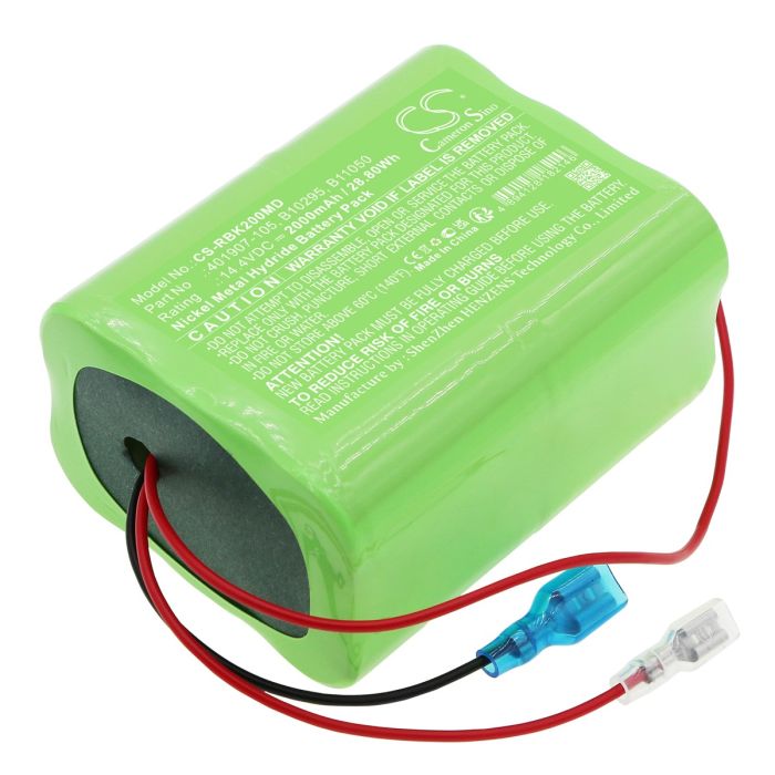 RAULAND BORG lääketieteellisen laitteen Nurse Call / Responder III yhteensopiva akku 2000mAh