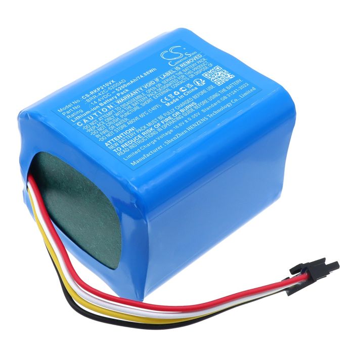 Roborock pölynimurin tai pölynimurirobotin P20 Pro yhteensopiva akku 5200mAh