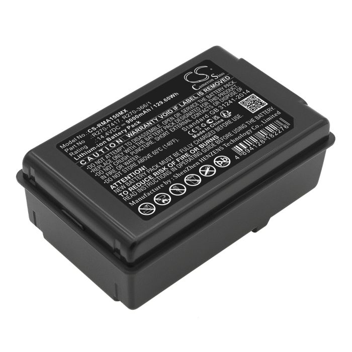 ResMed lääketieteellisen laitteen Astral 150 Ventilator Ultralife yhteensopiva akku 9000mAh