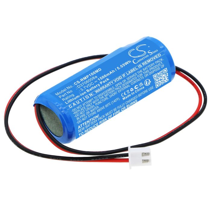 Revitive lääketieteellisen laitteen Medic Plus / Medic PLUS Circulation Booster yhteensopiva akku 1500mAh