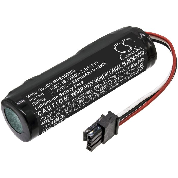 Philips lääketieteellisen laitteen BiliChek Noninvasive Bilirubin yhteensopiva akku 2600mAh