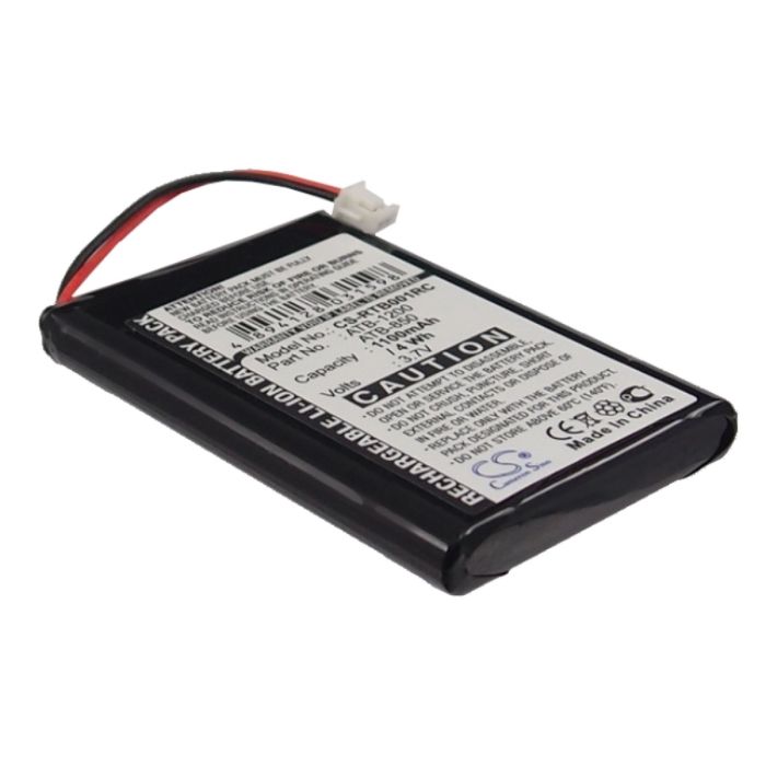 RTI laitteen kaukosäädin T2B / T2Cs yhteensopiva akku 1100mAh