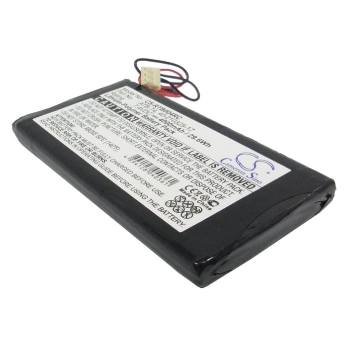 RTI laitteen kaukosäädin T4 / T4 Touch Panel yhteensopiva akku 4000mAh
