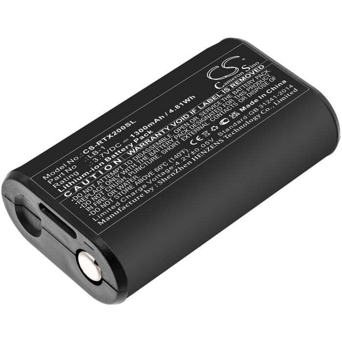 Rode mikrofonien Performer TX-M2 / VideoMic Pro+ yhteensopiva akku 1300mAh