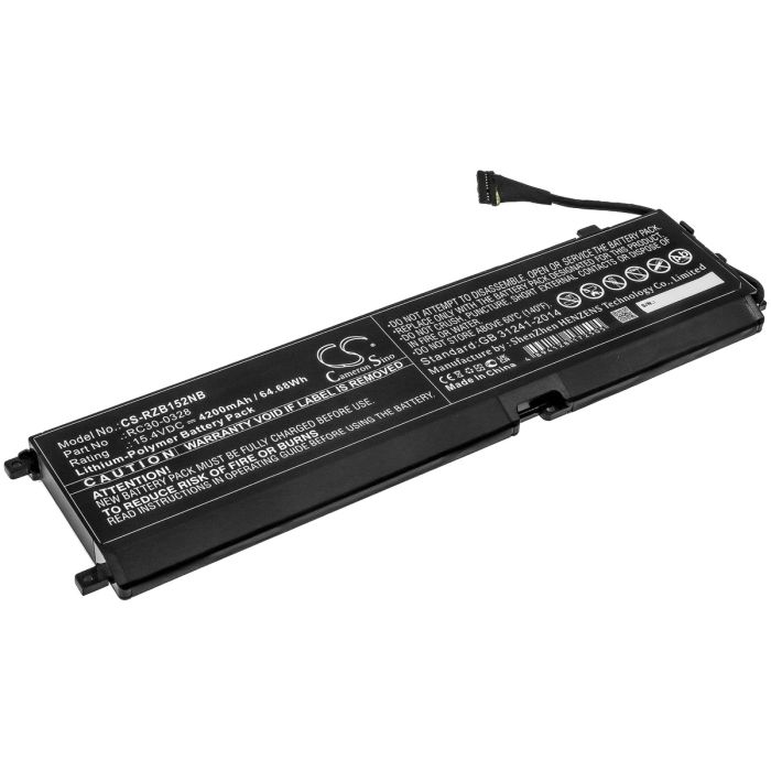 Razer kannettavan tietokoneen Blade 15 2020 / Blade 15 2021 yhteensopiva akku 4200mAh