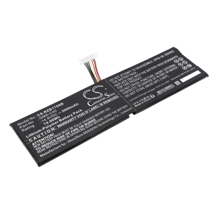Razer kannettavan tietokoneen Blade Pro 17 / RZ09-00991102 yhteensopiva akku 5000mAh