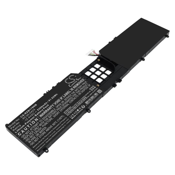 Razer kannettavan tietokoneen Blade 17 Early 2022 yhteensopiva akku 5300mAh