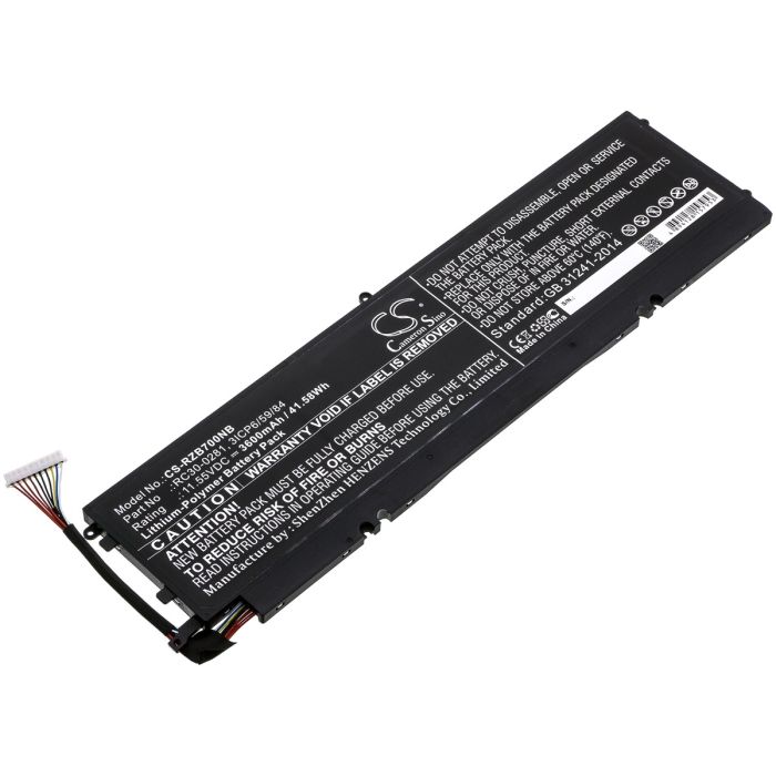 Razer kannettavan tietokoneen 2018 Blade Stealth / Blade Stealth 13 yhteensopiva akku 3600mAh