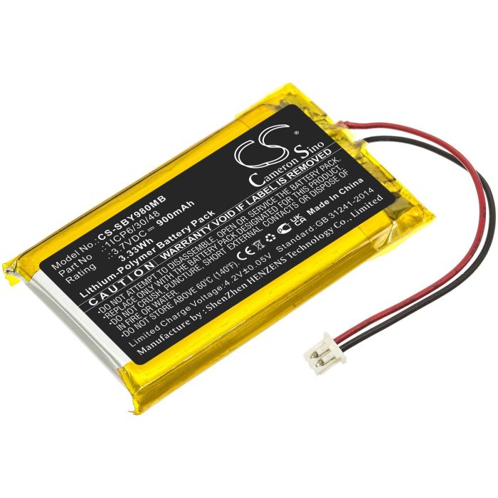 Sanitas itkuhälyttimen SBY 98 yhteensopiva akku 900mAh