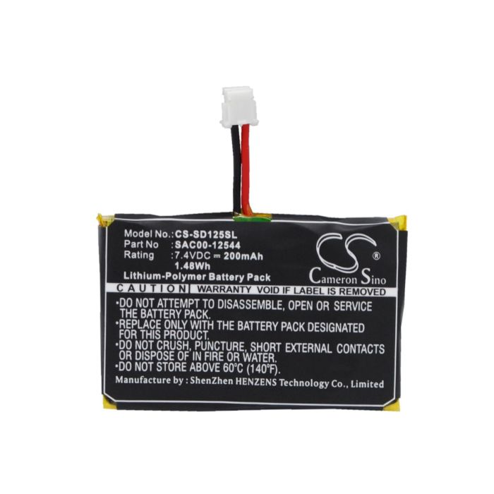 Sportdog koirapannan HoundHunter SD-3225 SR-300 rec / ProHunter SD-2525 SR-300 recei yhteensopiva akku 200mAh
