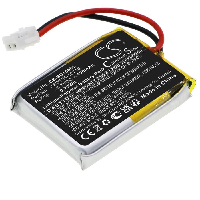 Sportdog koirapannan YardTrainer YT-100 Collar / SDT54-16683 yhteensopiva akku 190mAh