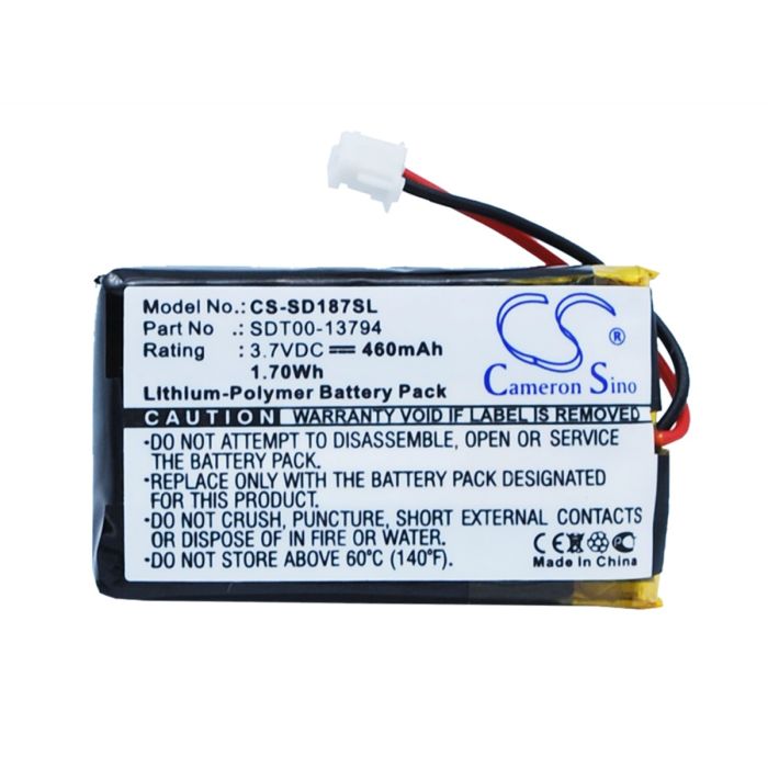 SportDOG koirapannan SD-1875 / SD-1875 Remote Beeper yhteensopiva akku 460mAh