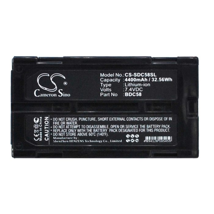 Sokkia CX, CX Total Stations, CX-101 akku 4400mAh